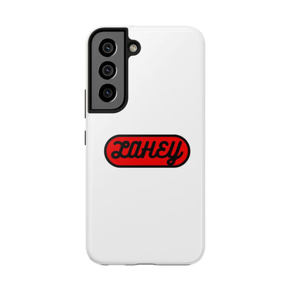 White & Red Lahey Phone Case