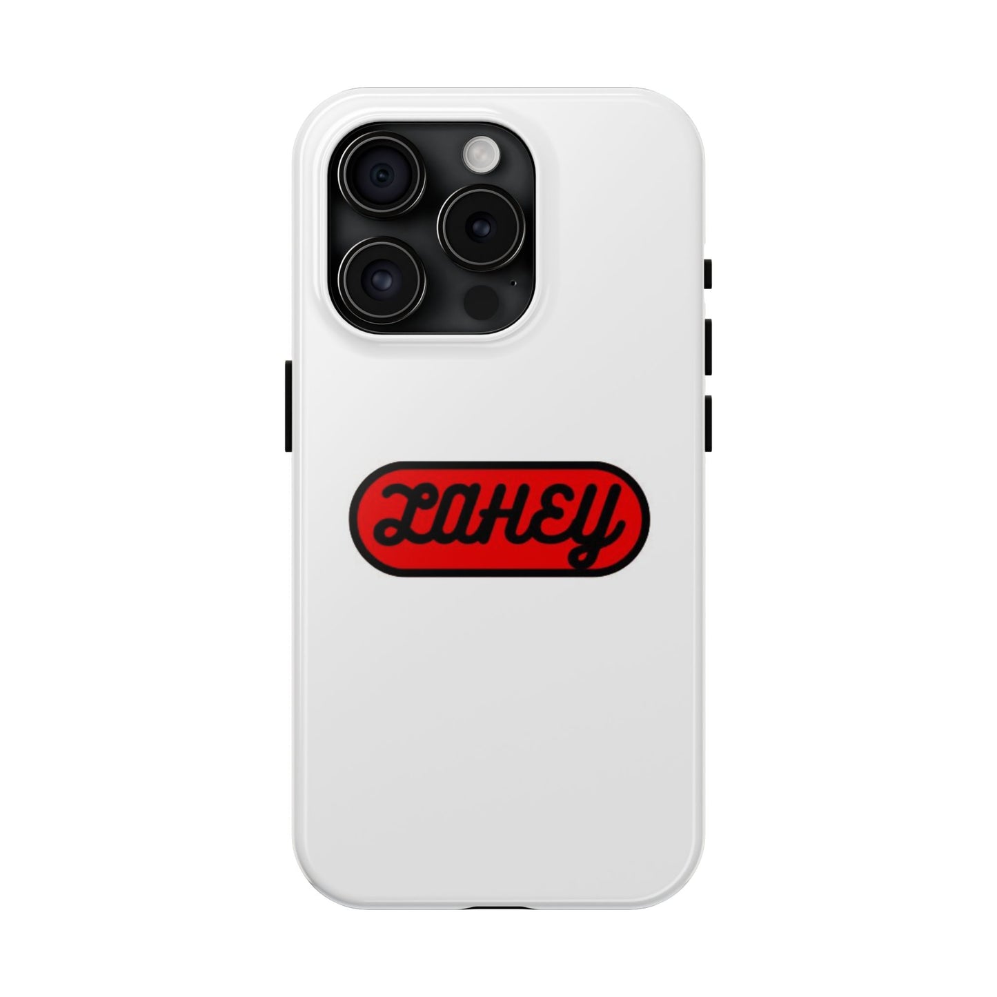 White & Red Lahey Phone Case