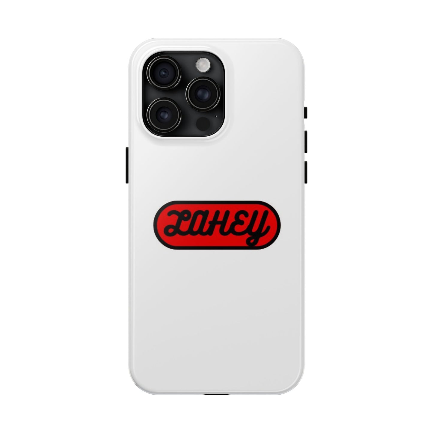 White & Red Lahey Phone Case