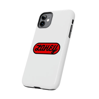 White & Red Lahey Phone Case