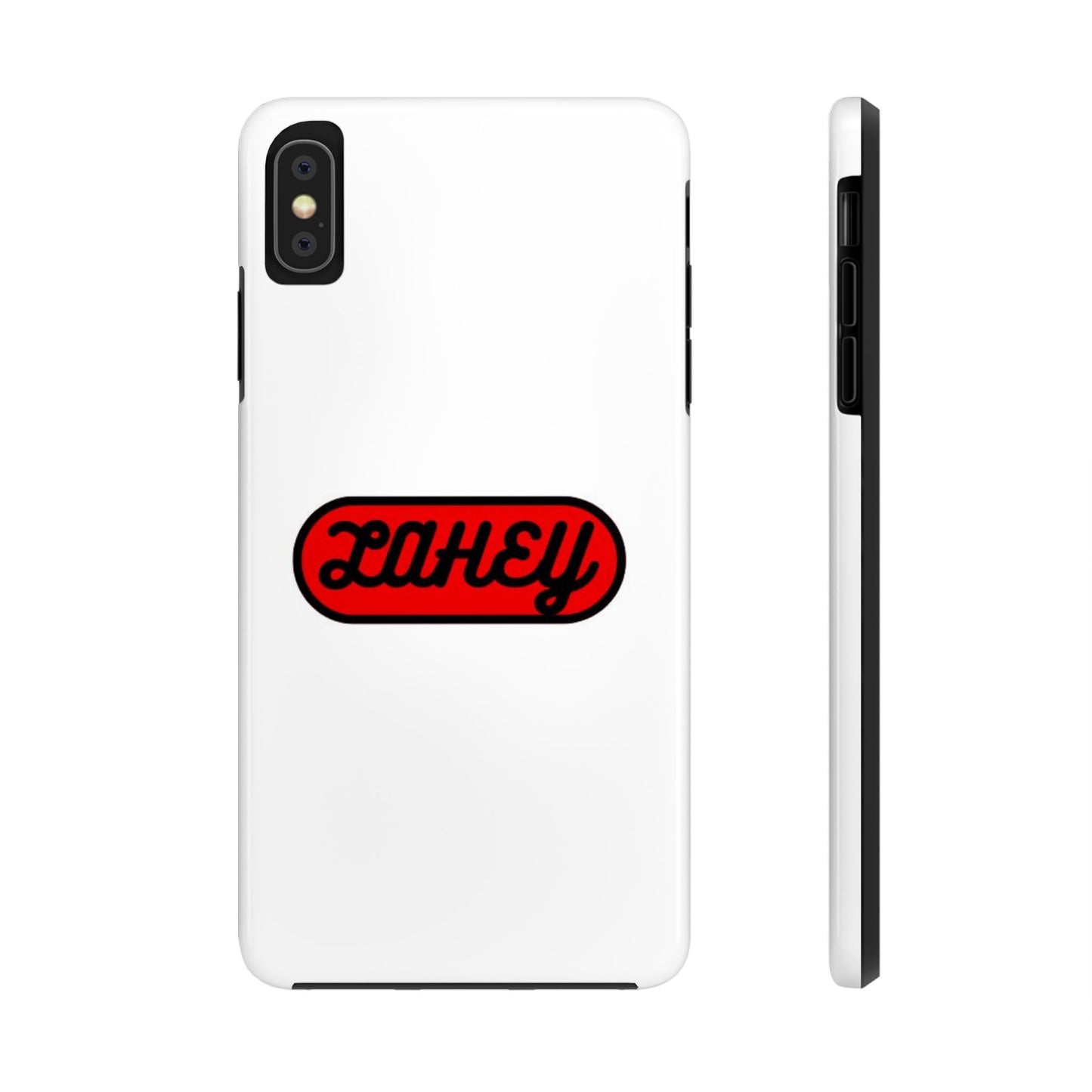 White & Red Lahey Phone Case