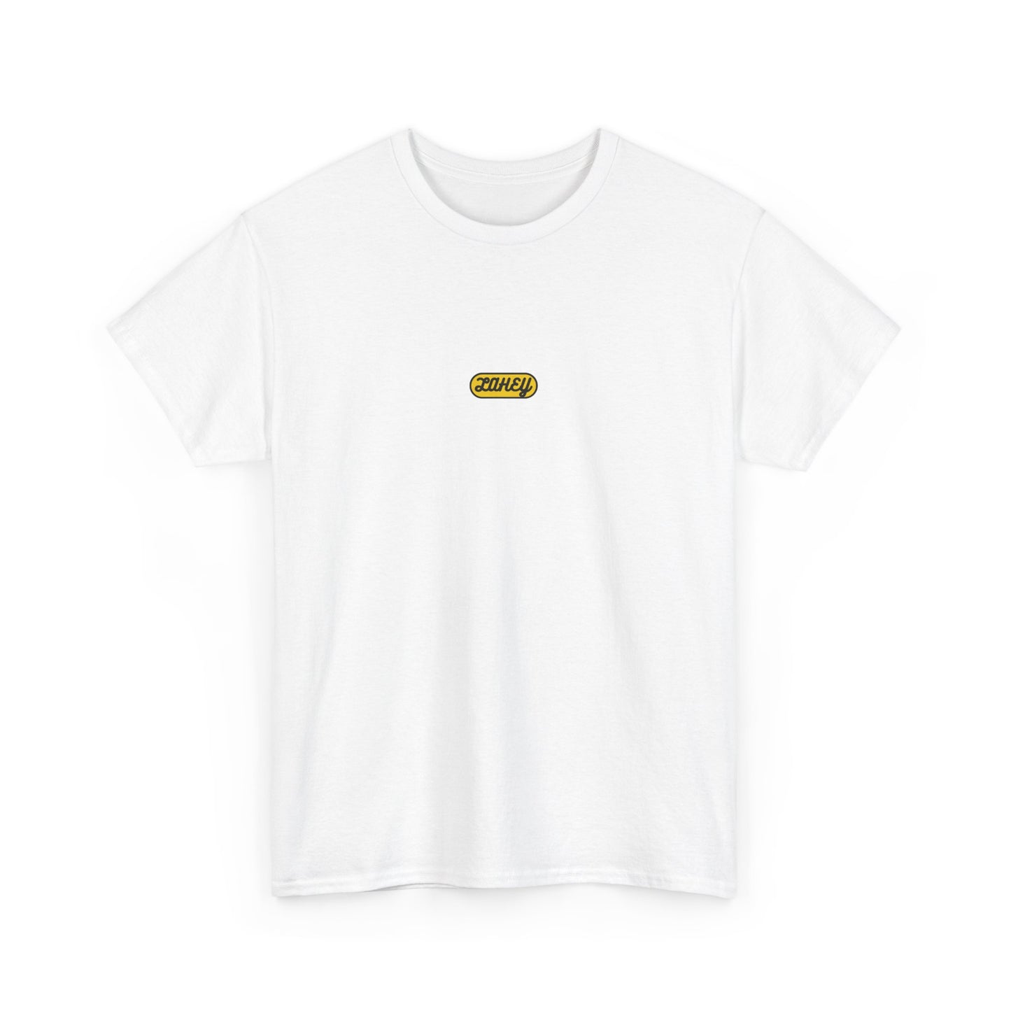 White & Yellow Logo Tee