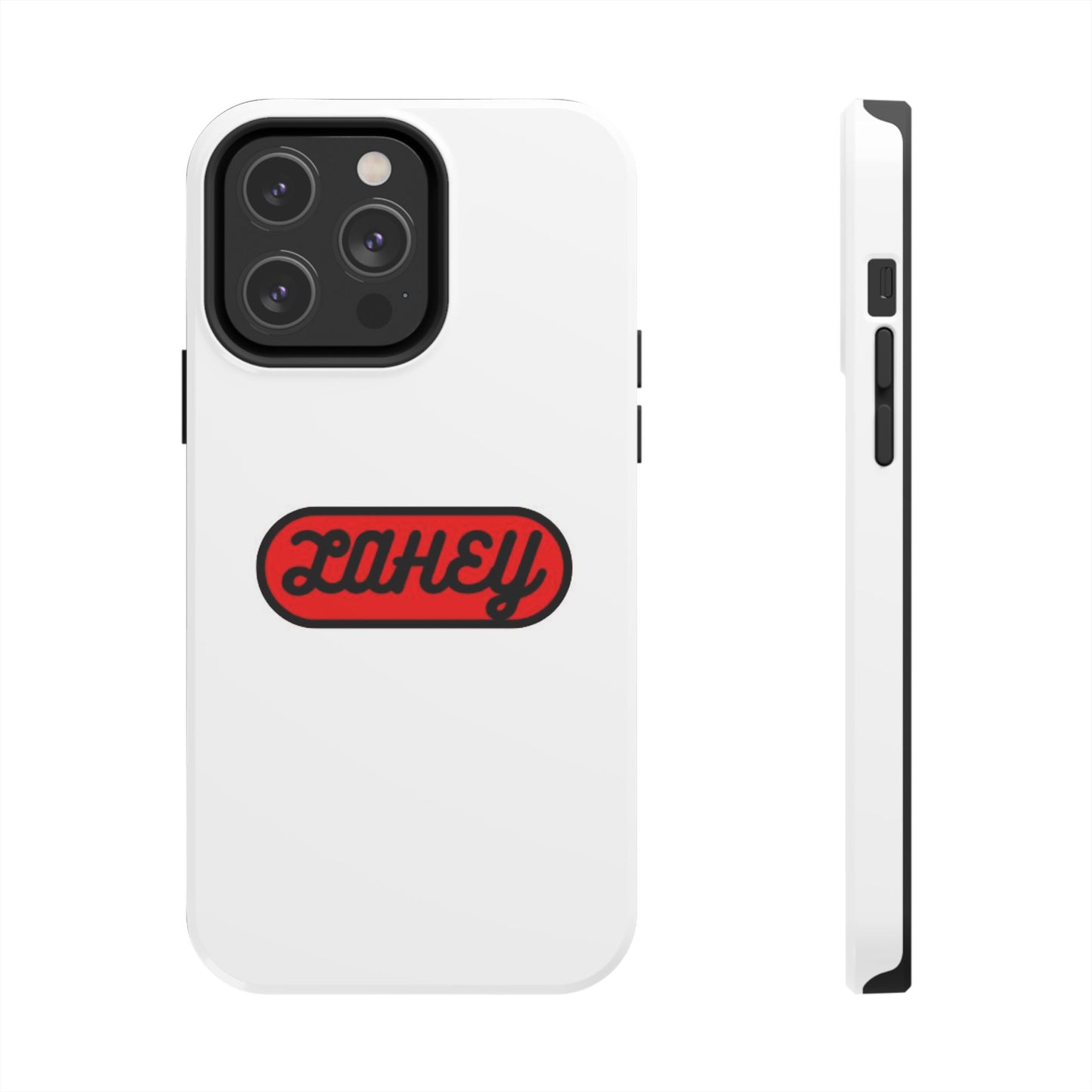 White & Red Lahey Phone Case