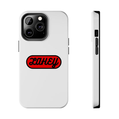 White & Red Lahey Phone Case