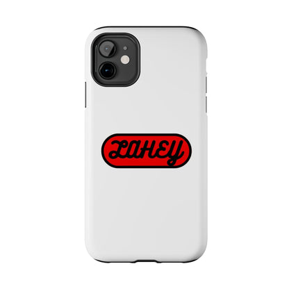 White & Red Lahey Phone Case