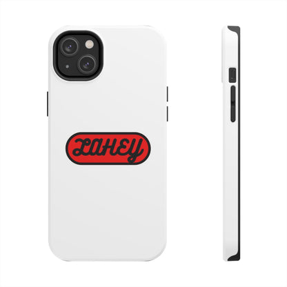 White & Red Lahey Phone Case