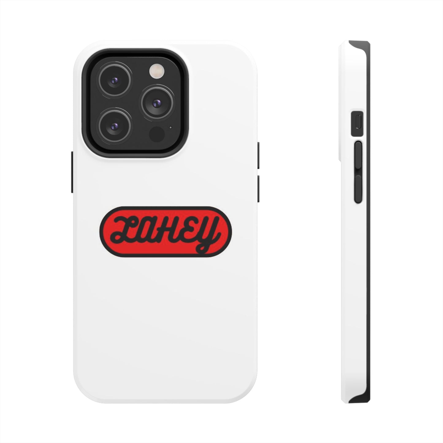 White & Red Lahey Phone Case