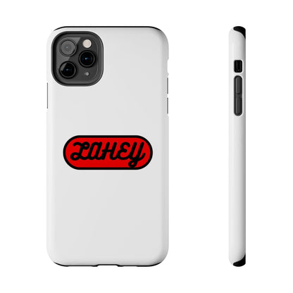 White & Red Lahey Phone Case