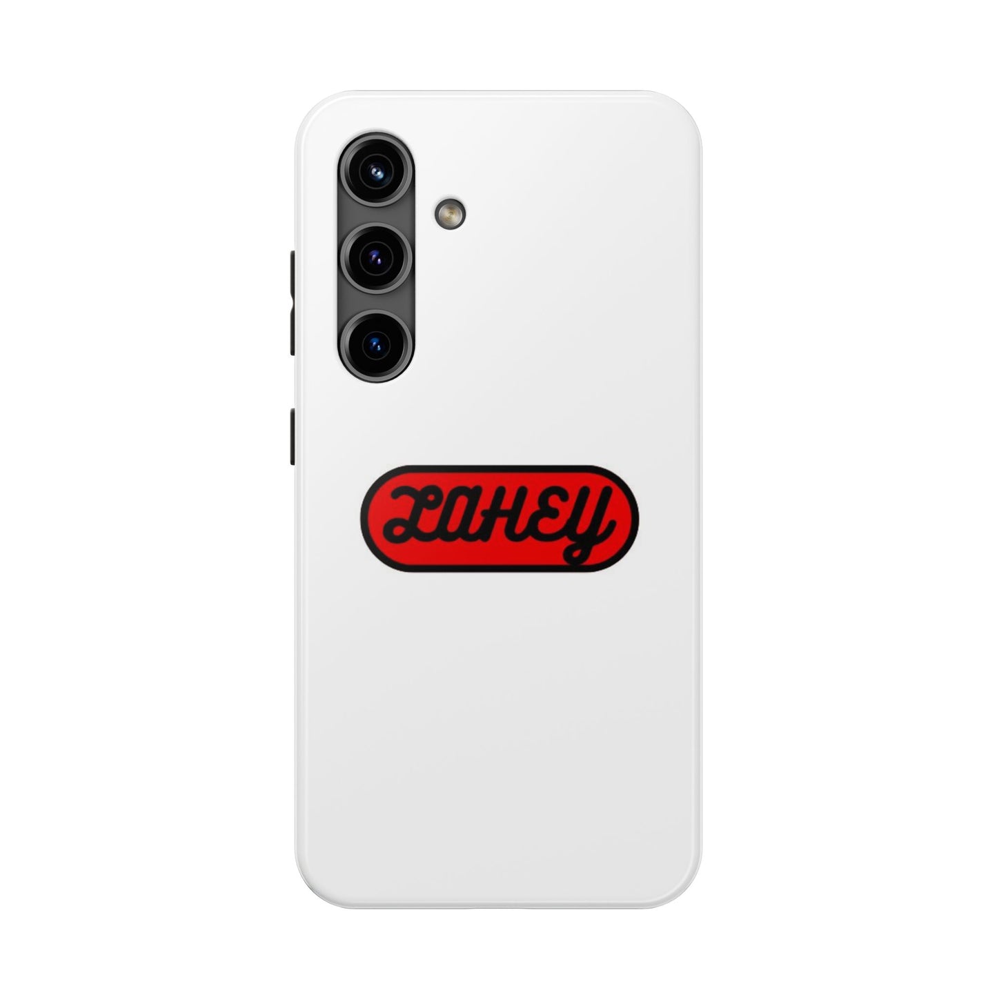 White & Red Lahey Phone Case