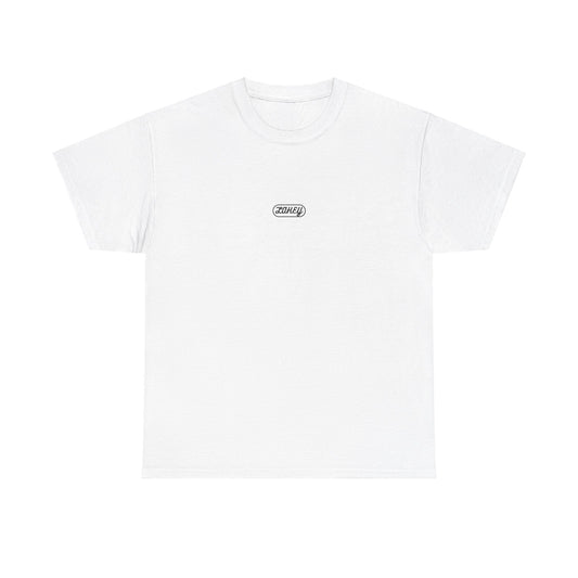 Basic White Logo Tee