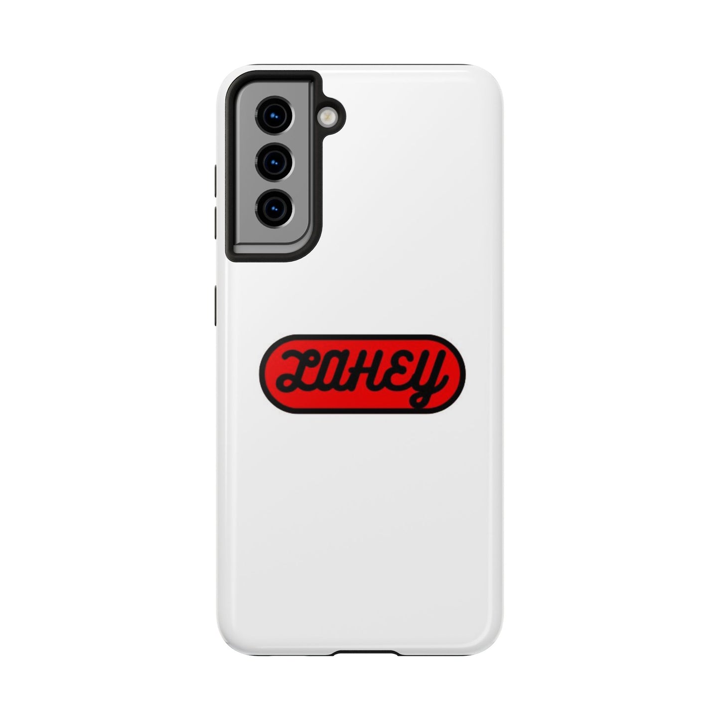 White & Red Lahey Phone Case