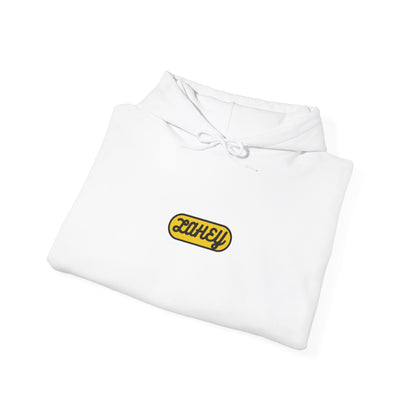 Yellow And White Logo Hoodie