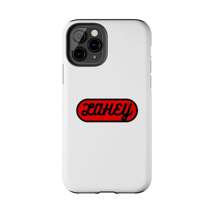 White & Red Lahey Phone Case