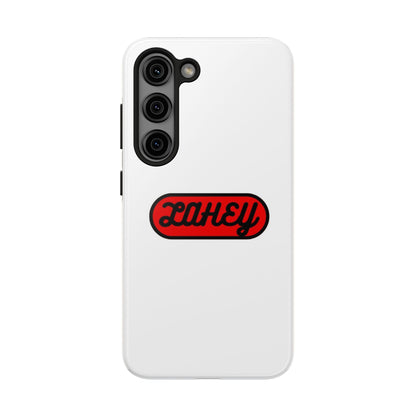 White & Red Lahey Phone Case