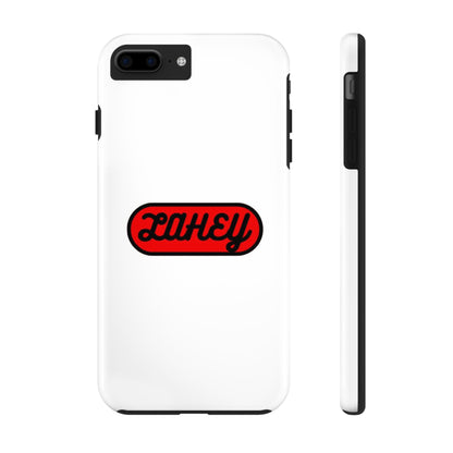 White & Red Lahey Phone Case